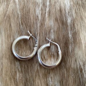 925 hoop earrings
